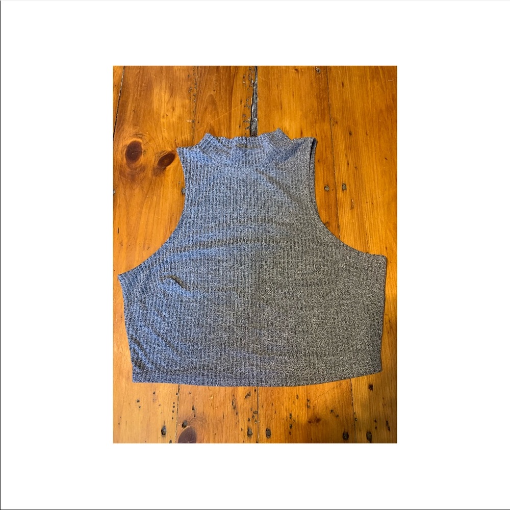 Charlotte Russe grey crop top!